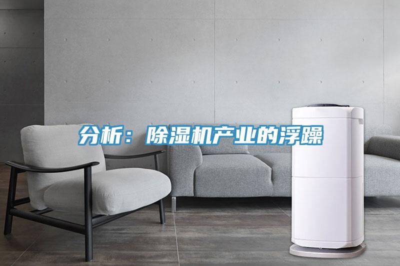 分析：除濕機產業的浮躁