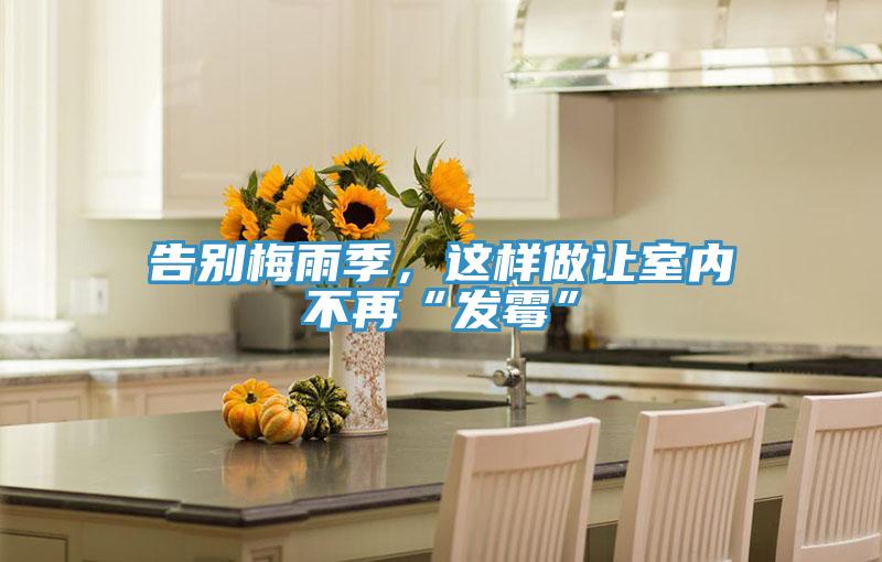 告別梅雨季，這樣做讓室內不再“發(fā)霉”