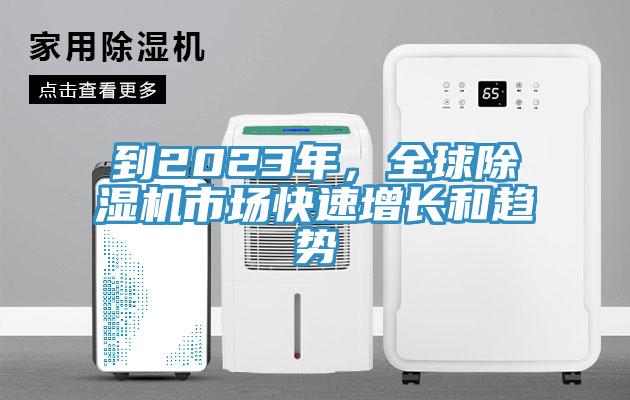 到2023年，全球除濕機市場快速增長和趨勢