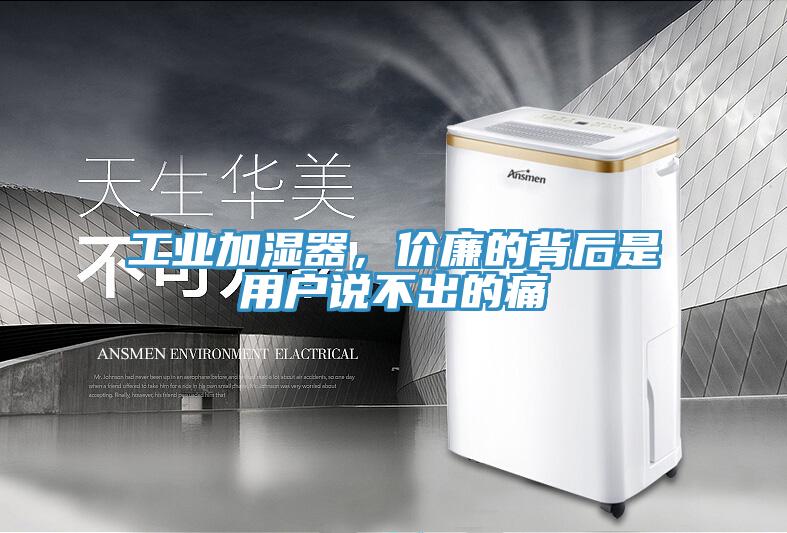 工業加濕器，價廉的背后是用戶說不出的痛