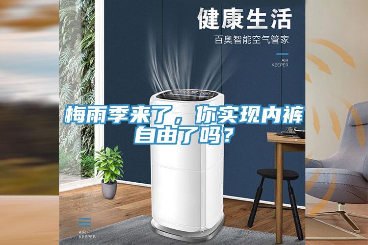 梅雨季來了，你實現內褲自由了嗎？