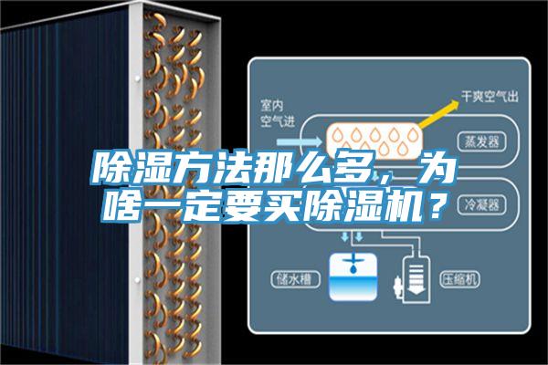 除濕方法那么多，為啥一定要買除濕機？