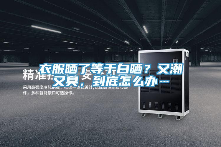 衣服曬了等于白曬？又潮又臭，到底怎么辦…