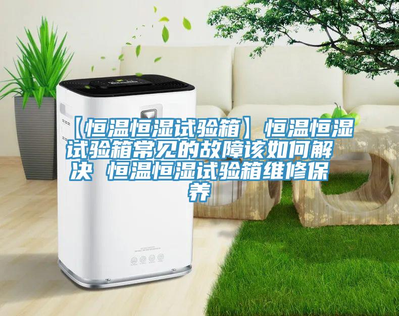 【恒溫恒濕試驗箱】恒溫恒濕試驗箱常見的故障該如何解決 恒溫恒濕試驗箱維修保養