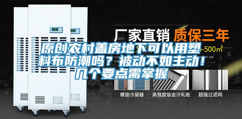 原創農村蓋房地下可以用塑料布防潮嗎？被動不如主動！幾個要點需掌握