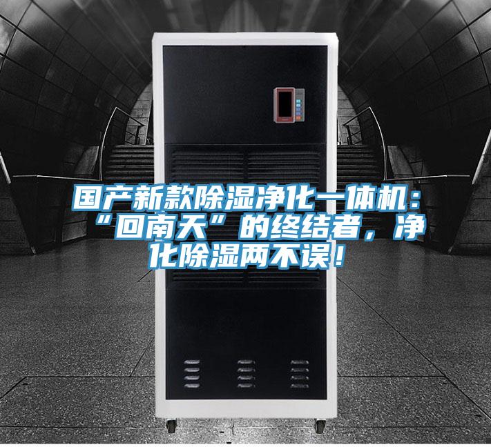 國產(chǎn)新款除濕凈化一體機(jī)：“回南天”的終結(jié)者，凈化除濕兩不誤！