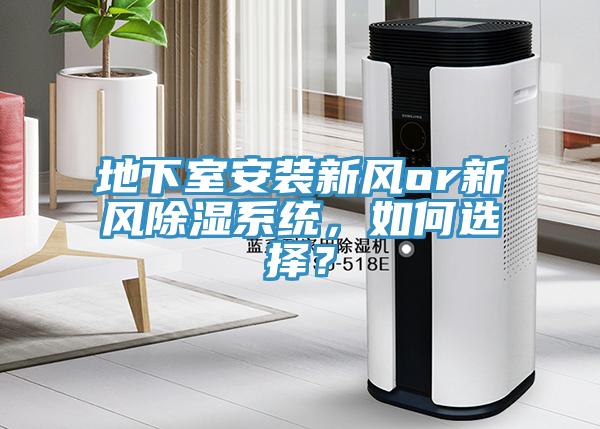 地下室安裝新風or新風除濕系統，如何選擇？