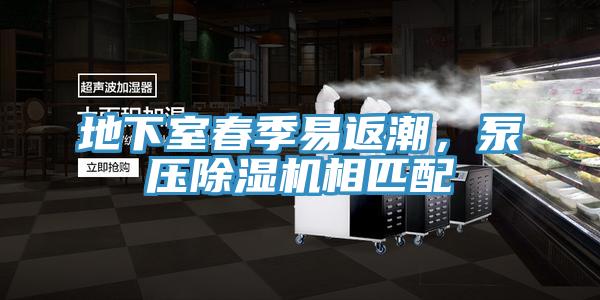 地下室春季易返潮，泵壓除濕機相匹配