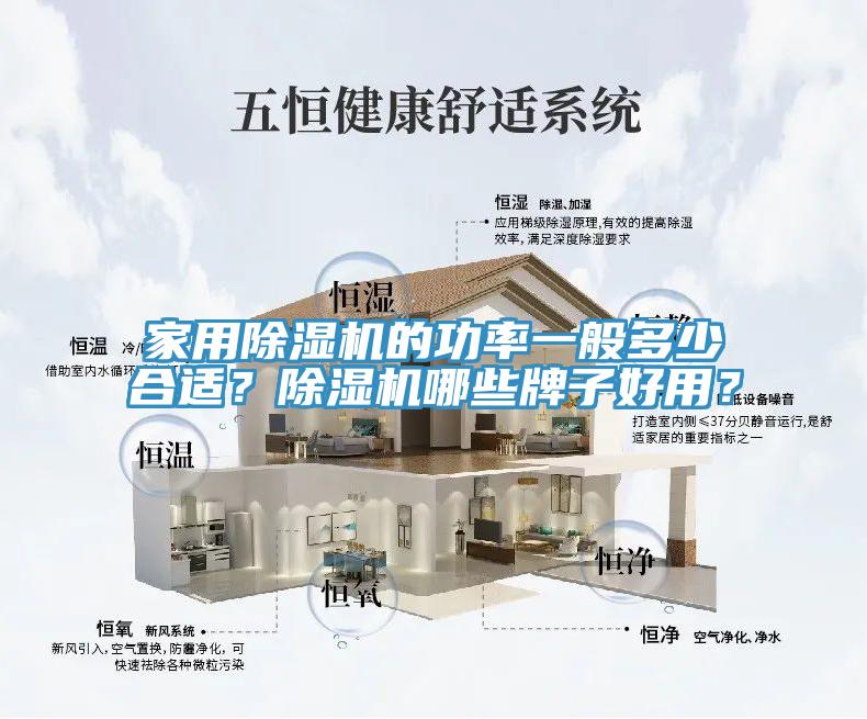 家用除濕機的功率一般多少合適？除濕機哪些牌子好用？