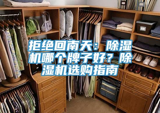 拒絕回南天：除濕機(jī)哪個(gè)牌子好？除濕機(jī)選購(gòu)指南