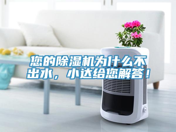您的除濕機為什么不出水，小達給您解答！