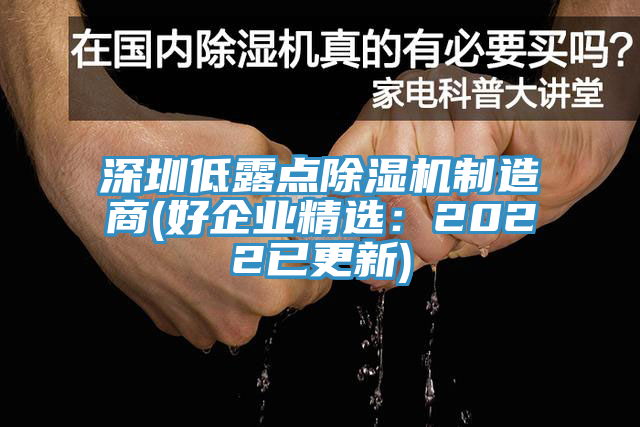 深圳低露點除濕機制造商(好企業精選：2022已更新)