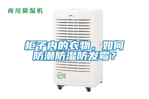 柜子內的衣物，如何防潮防濕防發霉？
