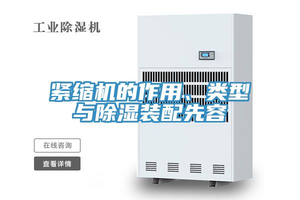 緊縮機(jī)的作用、類(lèi)型與除濕裝配先容