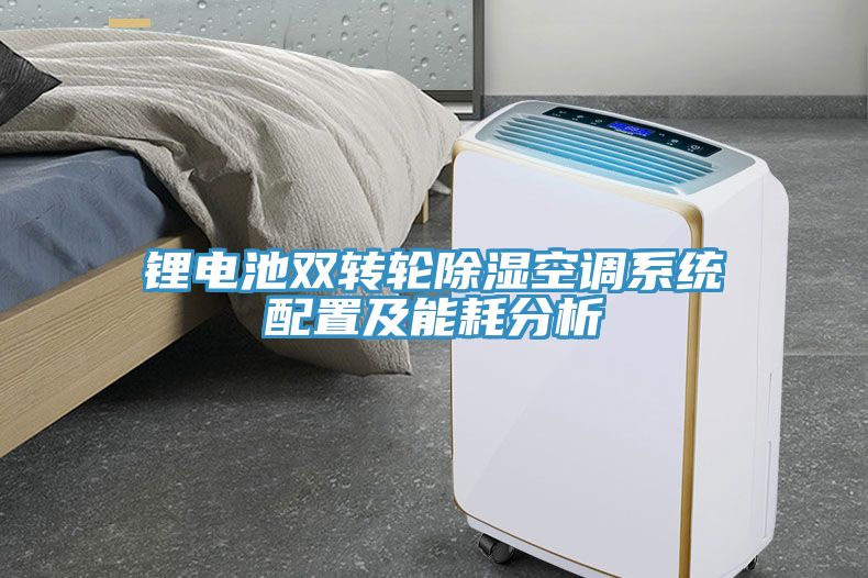 鋰電池雙轉輪除濕空調系統配置及能耗分析
