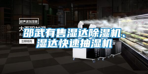 邵武有售濕達除濕機、濕達快速抽濕機