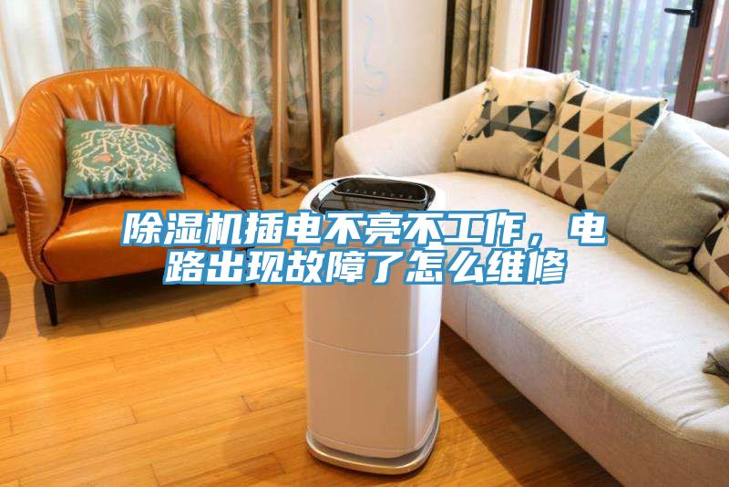 除濕機插電不亮不工作，電路出現故障了怎么維修