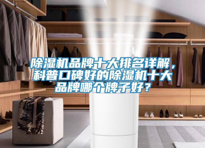 除濕機品牌十大排名詳解，科普口碑好的除濕機十大品牌哪個牌子好？