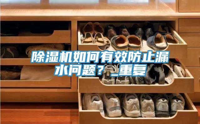 除濕機如何有效防止漏水問題？_重復(fù)