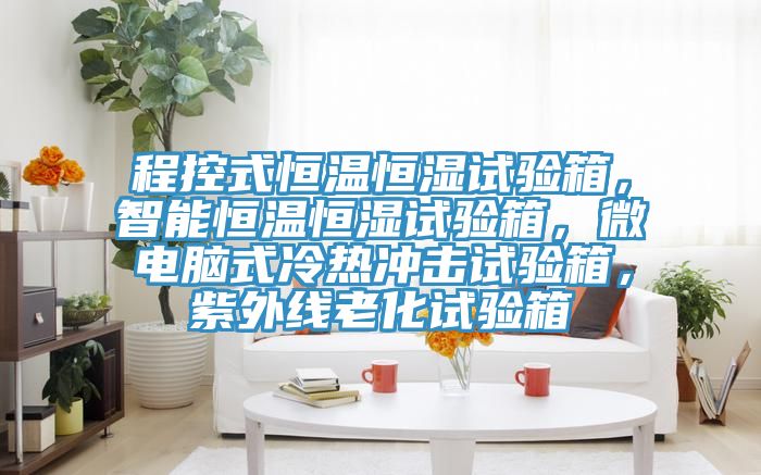 程控式恒溫恒濕試驗箱，智能恒溫恒濕試驗箱，微電腦式冷熱沖擊試驗箱，紫外線老化試驗箱