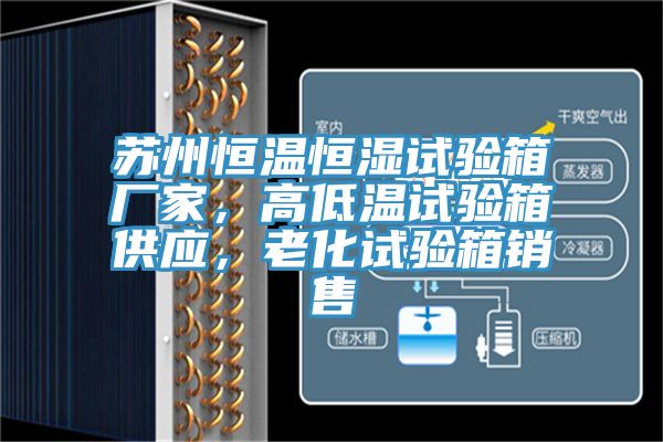 蘇州恒溫恒濕試驗箱廠家，高低溫試驗箱供應，老化試驗箱銷售